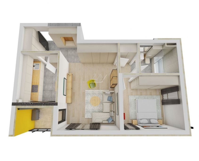 Etaj 1. Lift. Decomandat. Loc parcare. - Poză 12