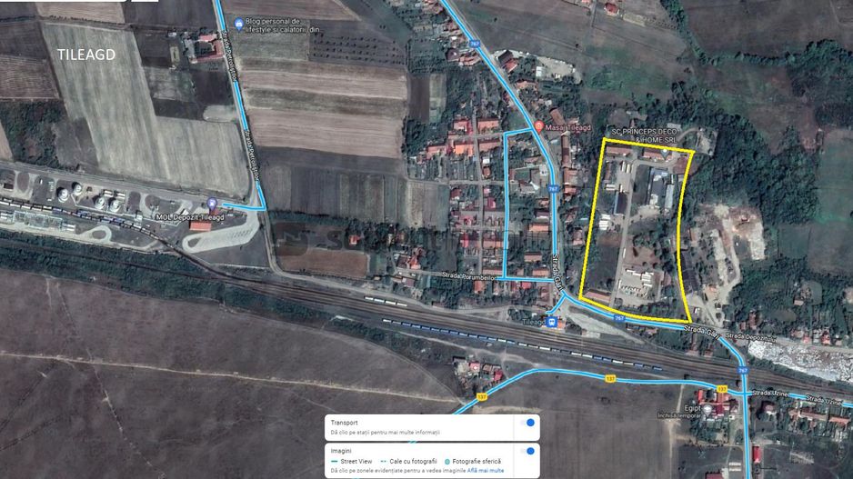 Spatii industriale si teren langa calea ferata Tileagd - Poză 3