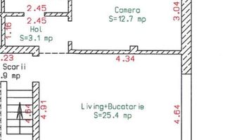 Apartament decomandat cu 2 camere,finisat la cheie, etaj 1-Selimbar, Comision 0 - Poză 6
