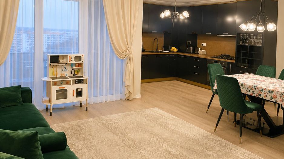 Apartament 3 camere de închiriat – Bloc nou | Lift | Parcare | 750 € - Poză 2