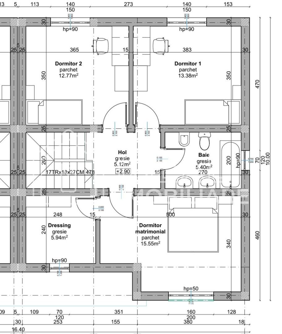 Casa cu 4 camere si 340 mp de curte, in Cartierul Arhitectilor - Schiță 26