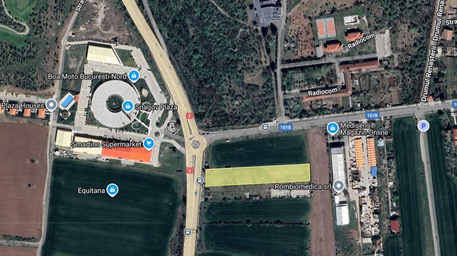 5000 mp!!! Intravilan Snagov Plaza,  28 ml - deschidere DN1 - Poză 2
