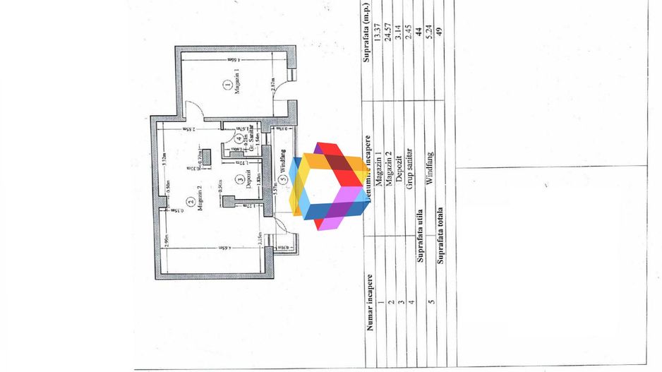 Spatiu comercial de vânzare Brașov - 49 mp # plus-imo.ro - Schiță 7