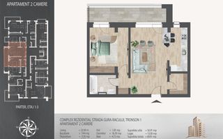 Apartament 2 camere Pallady | 8 min metrou Nicolae Teclu - Schiță 9