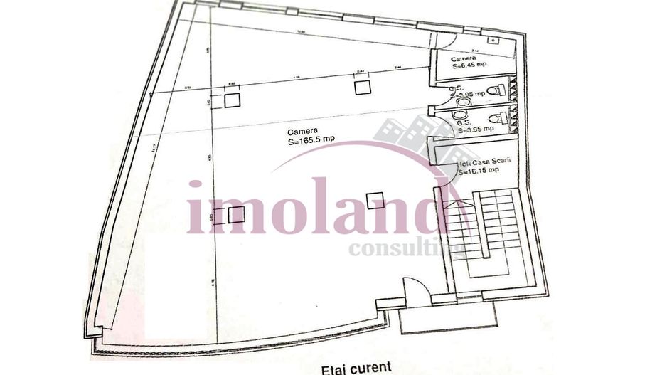 Inchiriere - spatiu birouri - Cotroceni-metrou Eroilor - Schiță 6