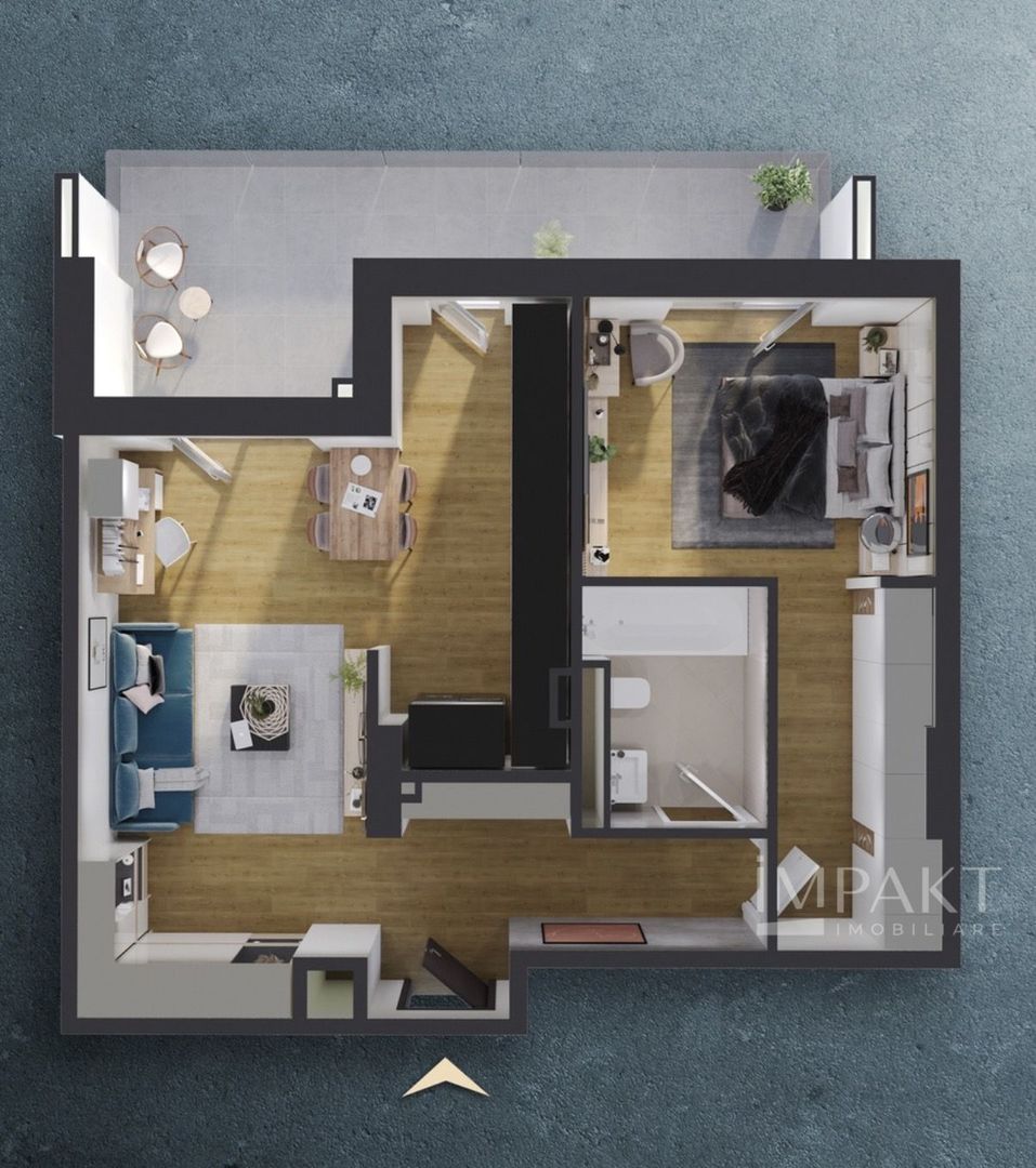 Apartament semidecomandat în ansamblu nou! - Poză 4