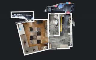 Titan - Costin Georgian, 1 minut metrou, garsoniera dubla, comision 0% - Poză 12