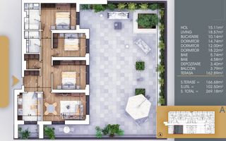 Apartament 4 Camere cu Terasa la 700m Bd. Theodor Pallady - Poză 1