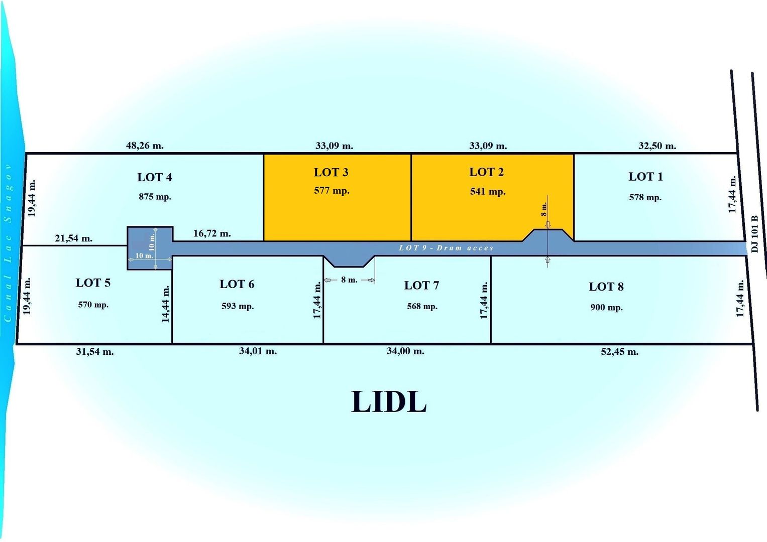 Snagov - langa LIDL, padure si lac, 1.129 mp. teren intravilan - Poză 1