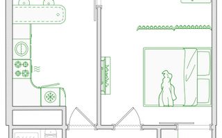 Vânzare, apartament, 1 cameră, strada Ginta Latină, Ciocana - Poză 10