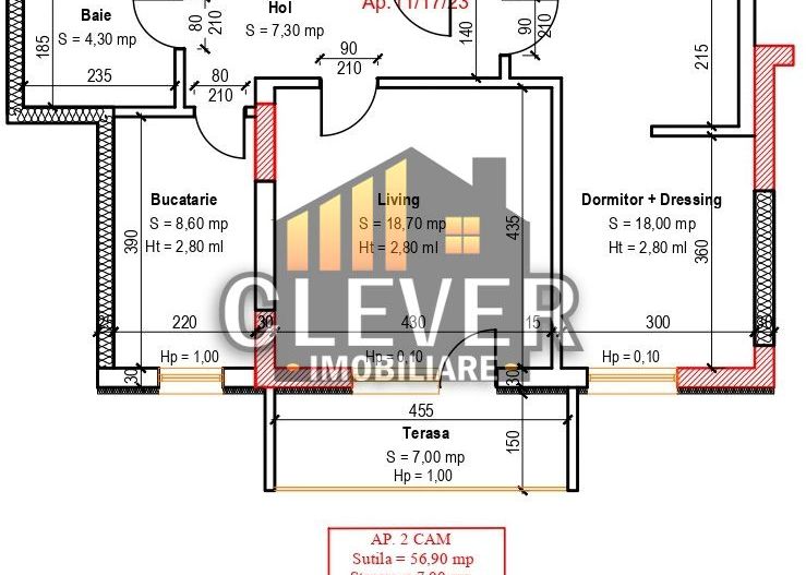 2 Camere de 64 mp – Design Modern la 8 min de Metrou Teclu - Poză 6