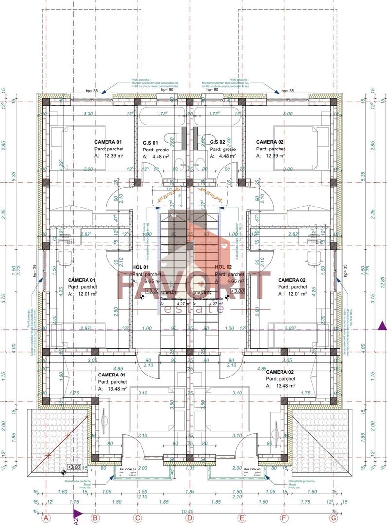 Duplex de Vanzare in Mosnita Noua. Toate utilitatile. Finisaje la alegere - Schiță 11