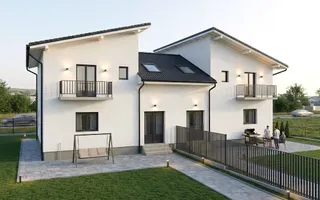 Casa noua 5 camere 3 bai, curte mare - Poză 14