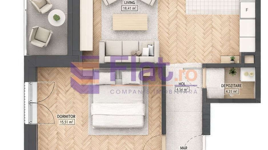 2 Camere Grandis Residence Tractorul - Poză 1