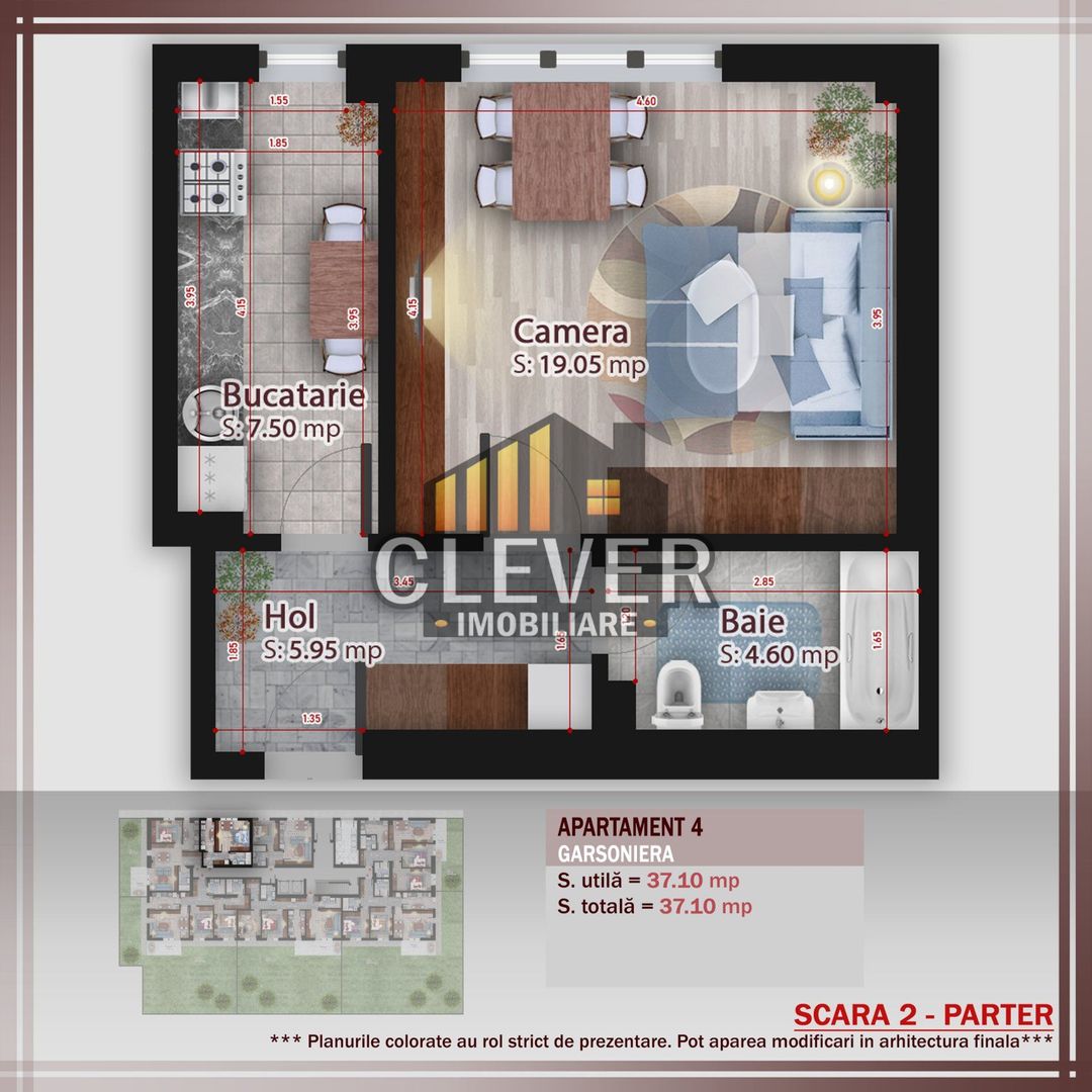 Garsoniera Cocheta Theodor Pallady Metrou Nicolae Teclu - Poză 2