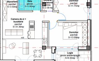 Apartament cu 3 camere de vânzare în Baciu - Poză 1