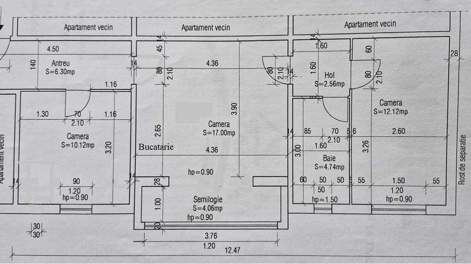 Soarelui-Generala 30 | 3 Camere | Etaj intermediar | Centrala proprie | Renovat - Poză 8