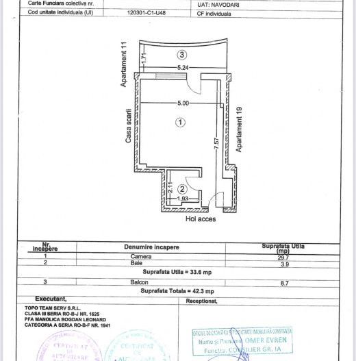 Stațiunea Mamaia- Casa Del Mar -Garsoniere mobilata si utilata complet - Poză 26