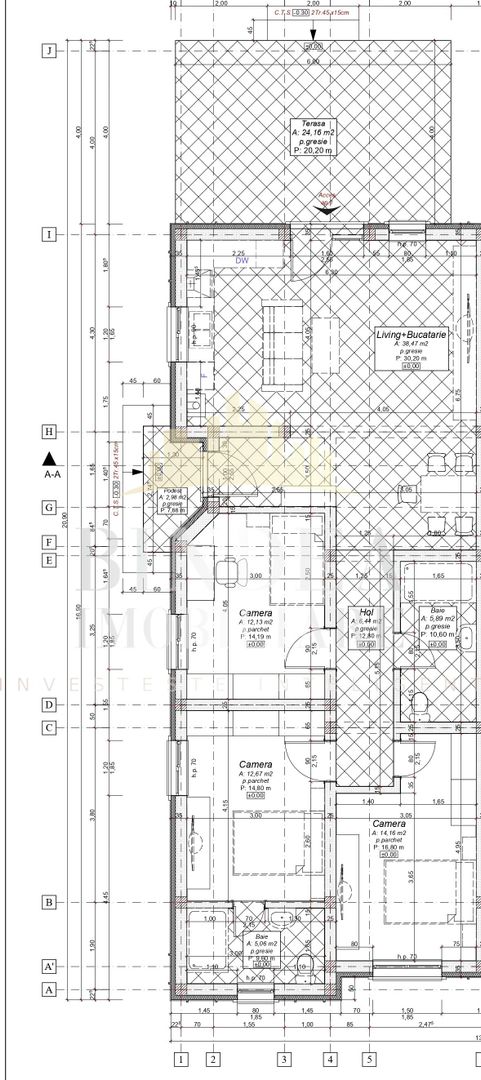 Duplex parter 97mp utili+ teren 375mp Giarmata- cartier nou - Poză 3