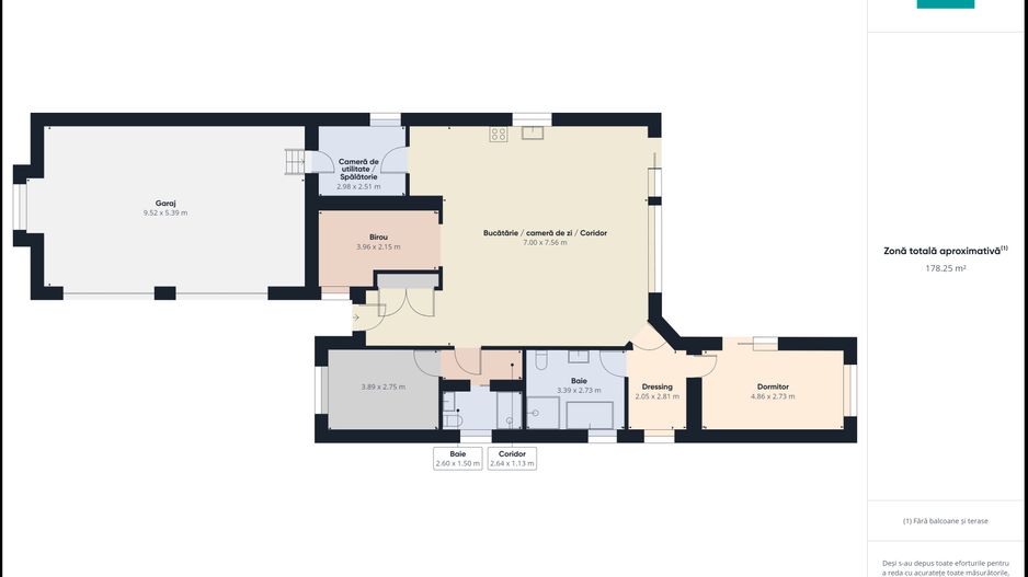 Vilă la sol cu 3 camere în Pârneava - Poză 25