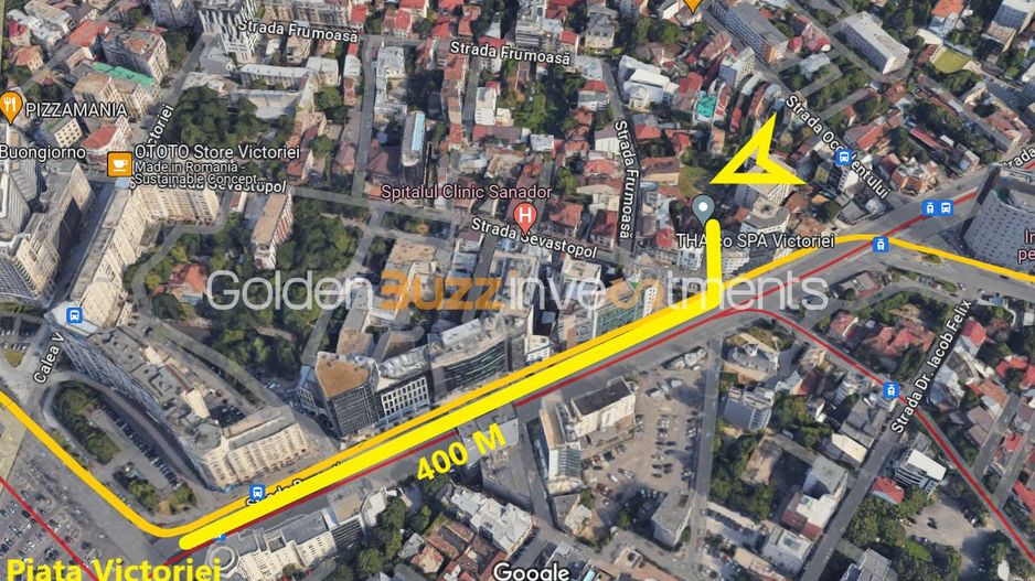 Super Pozitie | Teren Piata Victoriei | 1226 mp | CUT: 2 | POT: 50 % | - Poză 2