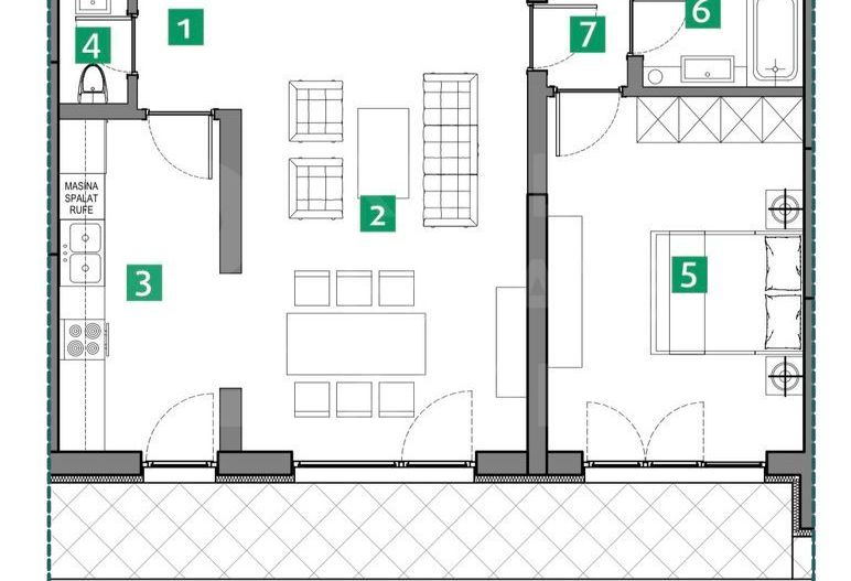 Vânzare, apartament, 2 camere, zona Sisești, București - Poză 7