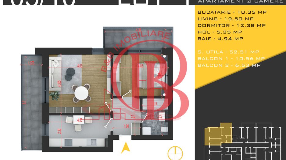 2 camere  Titan Pallady  Metrou Nicolae Teclu - Schiță 11