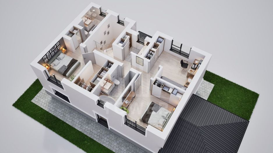 Casă individuală 5 camere | cu rate direct la dezvoltator| Lângă Sibiu - Poză 6