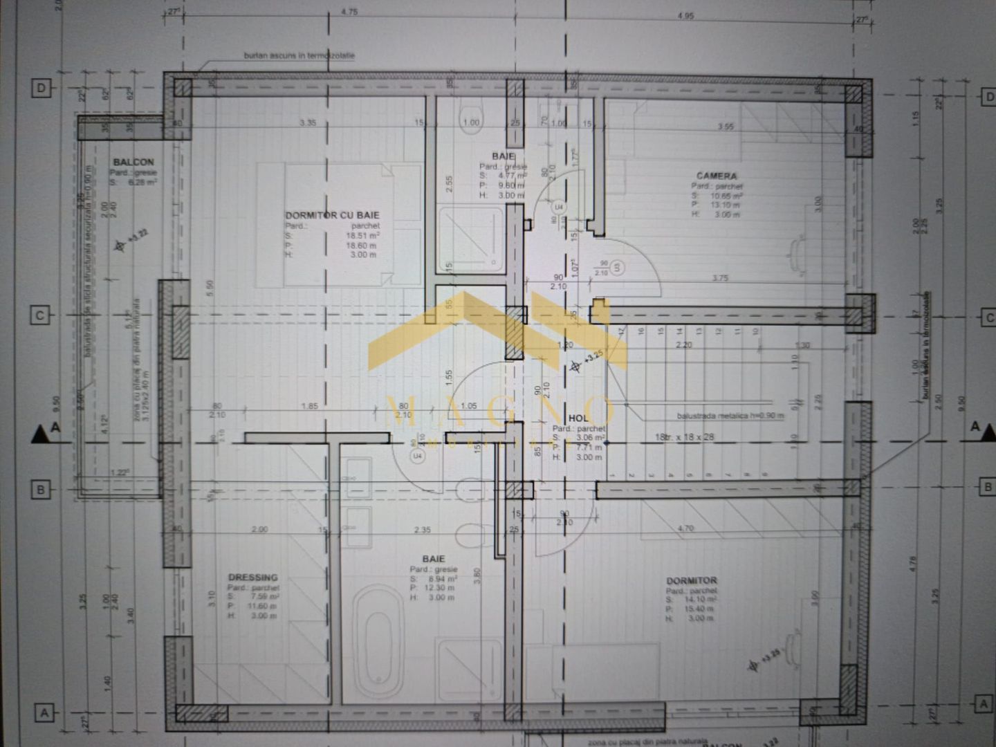 VILA noua 4 camere  + 2 locuri cu fundatie Vladimirescu zona Europa - Poză 10