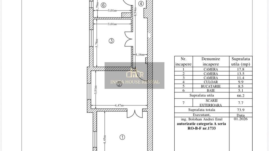 ❇️ Casă   Domenii | Str. Mircea Zorileanu | locuință sau business - Schiță 18