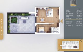 2 Camere Terasa Generoasa Mutare Rapida Th. Pallady-Titan - Poză 2