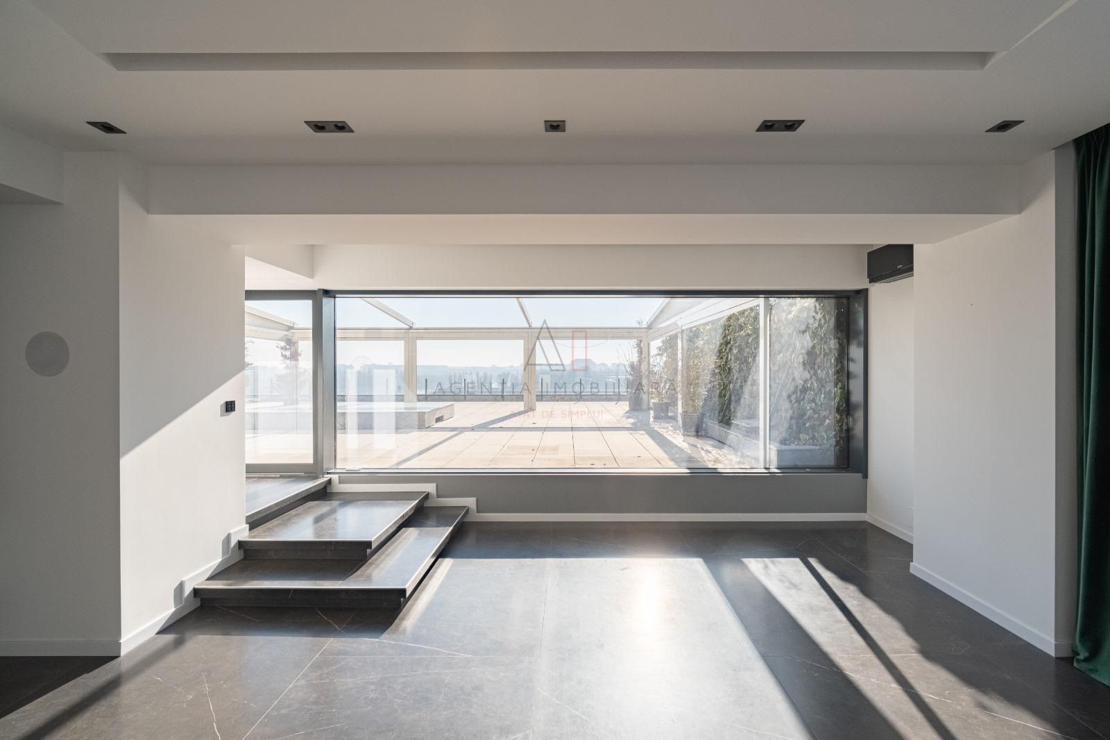 Penthouse Floreasca l vedere spre lac l mobilat utilat l - Poză 10