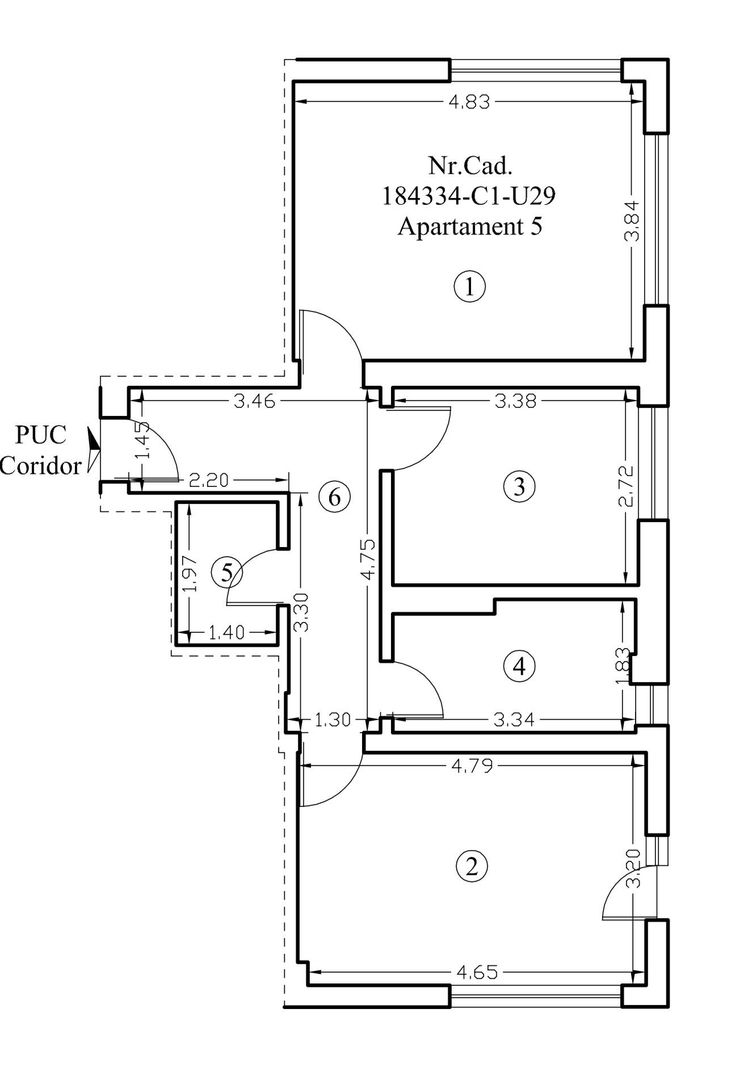 Apartament 2 camere 60 mp cu geam la baie lângă Paradisul Acvatic - Poză 23
