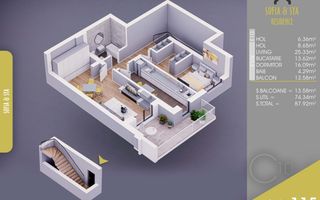 Ap.2 cam. DUPLEX-FINALIZAT-Titan-Pallady-Metrou- - Poză 3