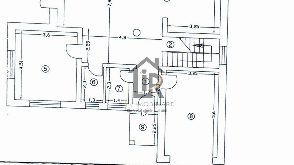 Vilă 5 camere 240 mp, mobilata,teren 806 mp – Platou Galata, Iași - Schiță 20