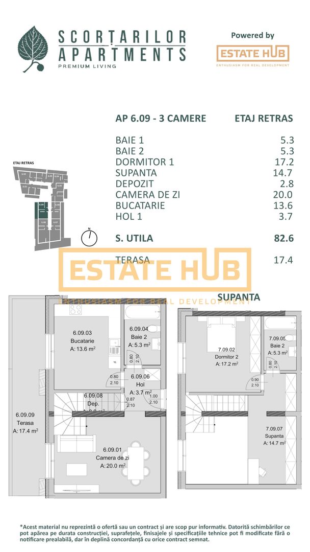 Apartament nou 3 camere cu supanta | Comision 0% | langa The Nest - Poză 2