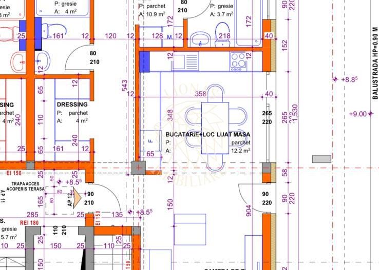 Penthouse de Lux 3 camere 79 mp+terasa 83 mp-ultrafinisat-Central - Poză 1