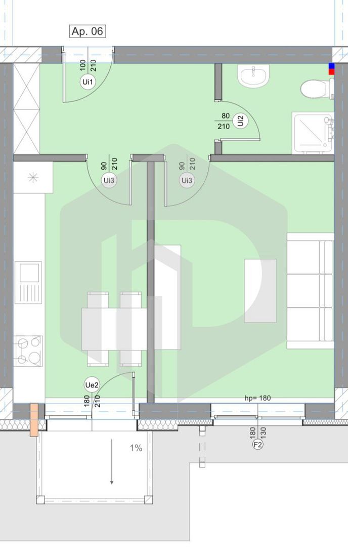 Pictor Brana | Garsoniera cu gradina + Boxa  | 0% Comision - Poză 2