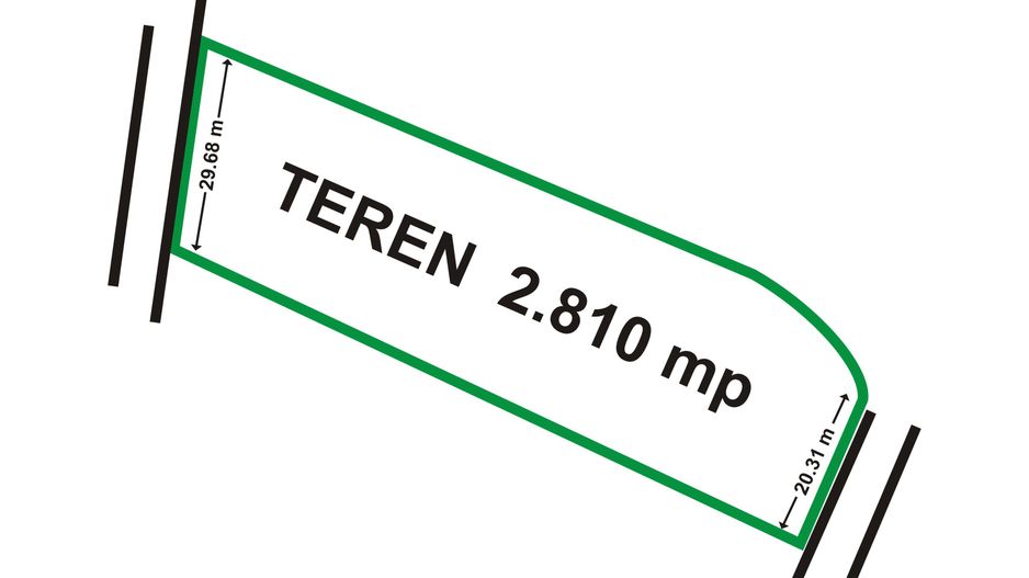Militari Orsova, oportunitate investitie, teren 2810 mp, stb la 500m - Schiță 4