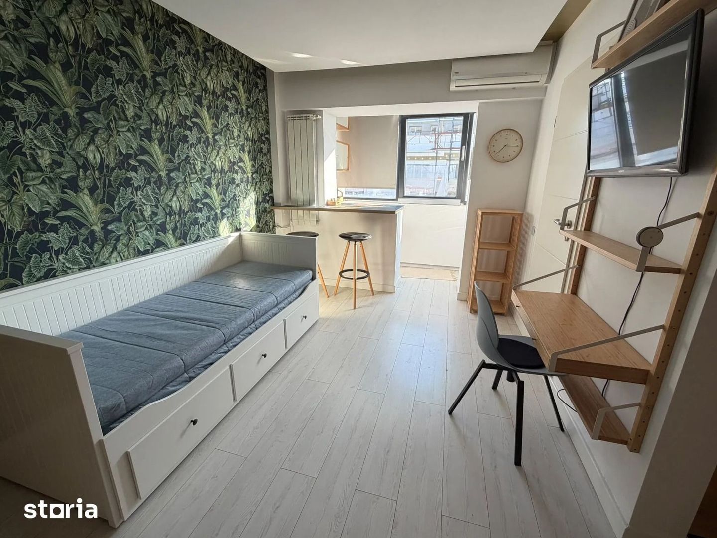 GARSONIERA MOBILATA MODERN, BUCATARIE INCHISA, BLOC REABILITAT, METROU - Poză 3