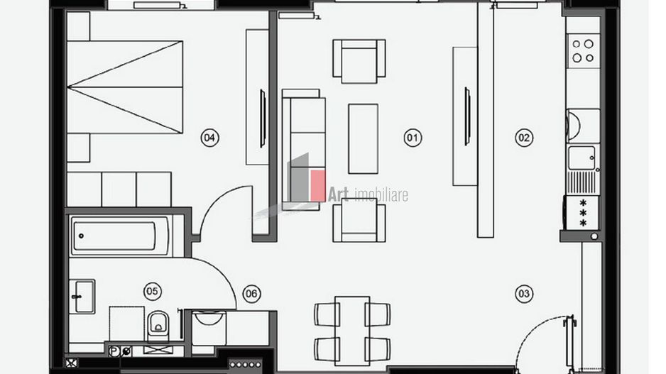 Apartament 2 camere Nord - Poză 16