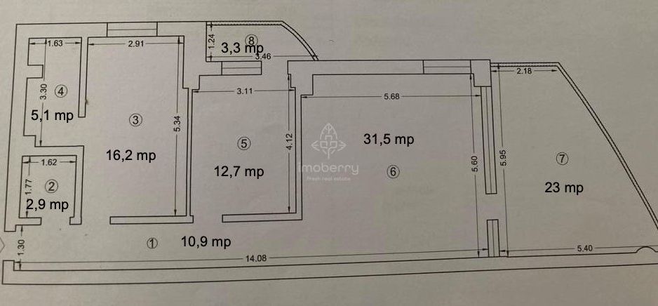 Mamaia | Apartament cu apusuri de poveste | Comision 0! - Schiță 23