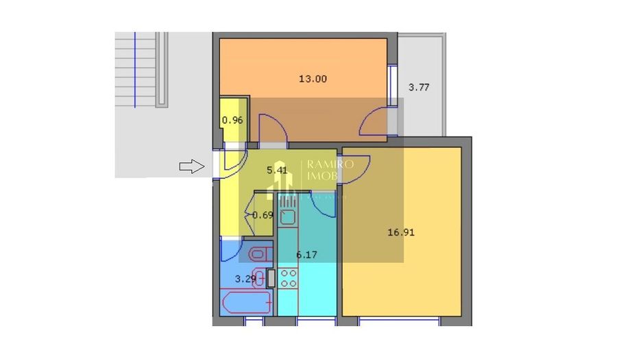 Apartament 2 camere PIATA SUDULUI - Poză 3