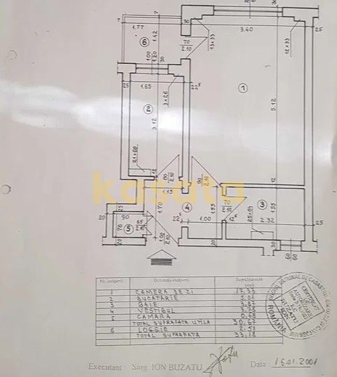 OPORTUNITATE | GARSONIERA | DOAMNA GHICA | DECOMANDATA | BLOC 1980 - Schiță 6