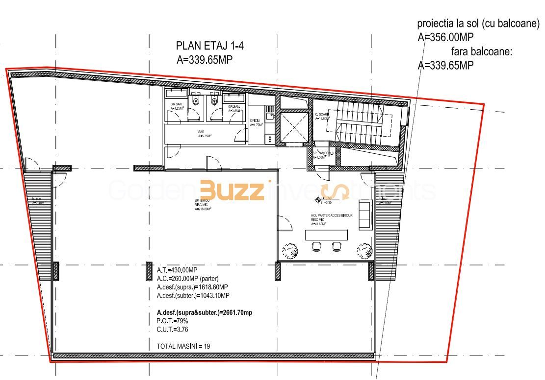 Teren Strada Berzei | Autorizatie | langa Hotel Ibis | - Schiță 6