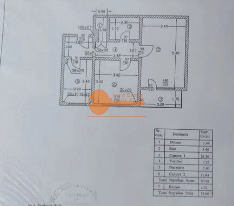 Apartament 2 camere | Militari – Gorjului - Schiță 14