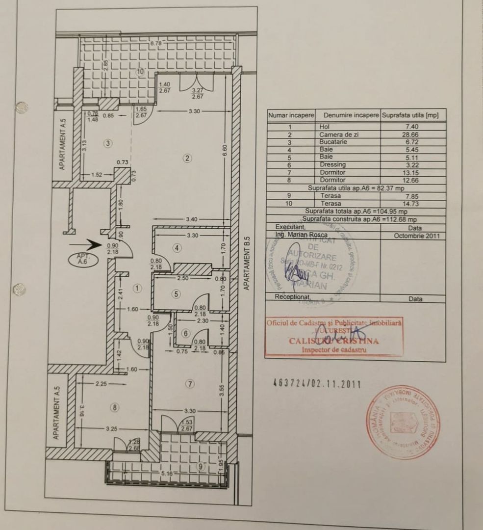 Apartament UNIC- View Panoramic I 3 Camere- 2 Locuri de parcare - Poză 4