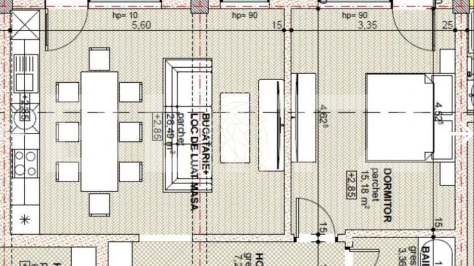 Apartament Nou Finisat 2 camere-balcon 9 mp-etaj 1-Zona Libertatii - Poză 1