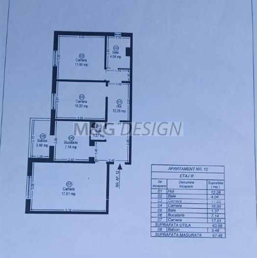 Apartament 3 camere Girocului etaj 3 - Poză 14