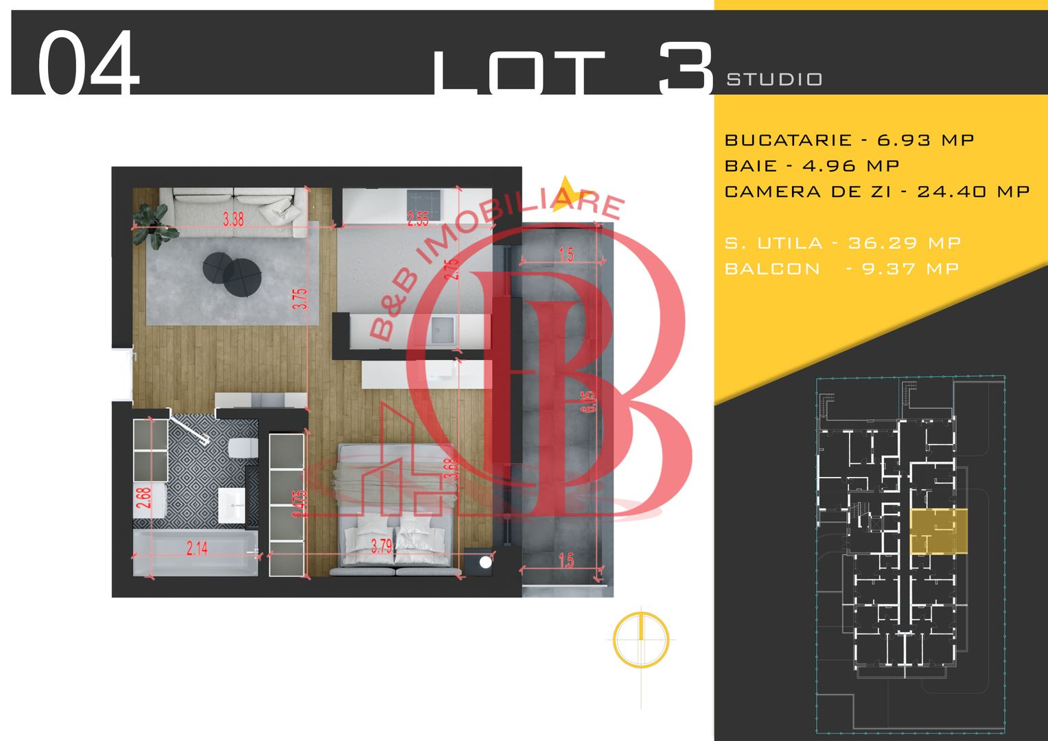 2 camere  Titan Pallady  Metrou Nicolae Teclu - Schiță 7